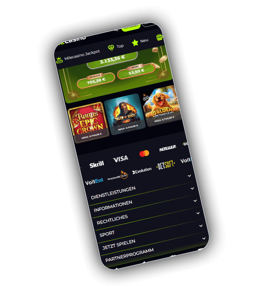 MileCasino payment methods